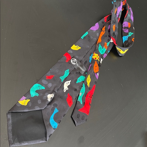 Colorful Pattern Tie - Picture 2 of 2
